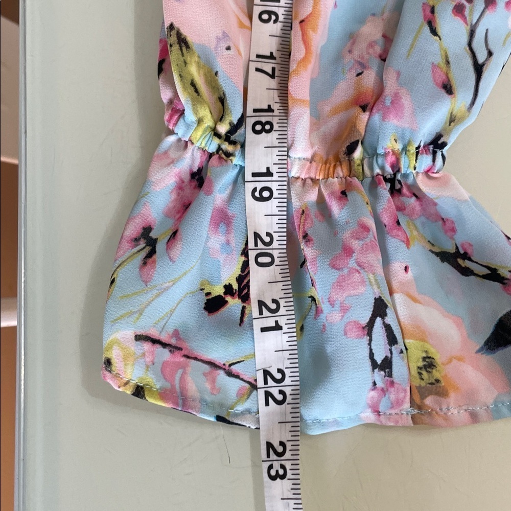 Jeans by Buffalo Floral Blouse - Pink and Blue - Picture 10 of 14